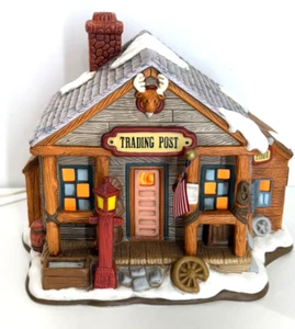 Lefton Colonial Village Trading Post Store Lighted Christmas Decor 10732 - Picture 1 of 19