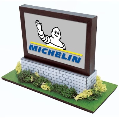 Real Racing Models Roadside Billboard "Michelin" 1/43 scale slot car - Image 1 of 4