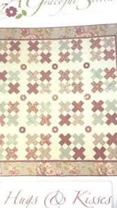 "HUGS & KISSES" QUILTMUSTER 64,75" X 64,75" EIN ANMUTIGER STICH/DENISE SHEEHAN - Bild 1 von 6