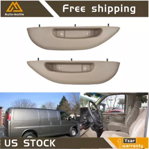 2Pcs Front Driver&Passenger Pull Handle Cover Armrest For Chevy Express Van - Bild 1 von 7