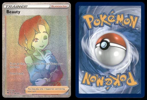 BEAUTY 194/185 VIVID VOLTAGE POKEMON FULL ART TRAINER NM - Picture 1 of 3