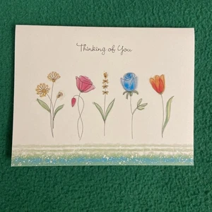 Current Blank Greeting/Note Card “Thinking Of You” - Picture 1 of 3