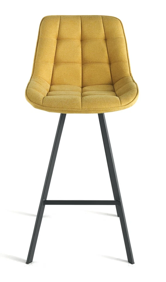 Set 2 Hocker Stoff Mit Polsterung für Esszimmer Oder BAR CIC-808 - Bild 1 von 1