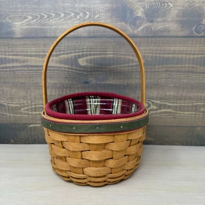 2005 Holiday Hostess Helper Longaberger Basket With Protector Liner - Image 1 of 4