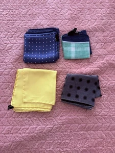 Patterned Silk Pocket Squares - Picture 1 of 1