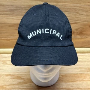 Municipal Sport Utility Gear Hat Black Snapback Spellout Cap - Picture 1 of 11