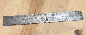 6" Goodell Pratt Co. Machinist Steel Ruler, Greenfield Mass Tempered No. 4, USA - Picture 1 of 8