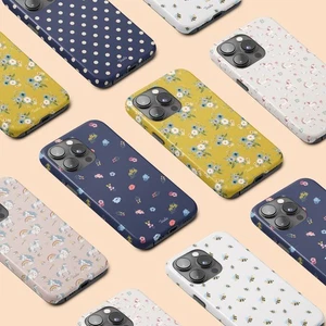 Personalised Phone Case for iPhone 17 16 15 14 13 Pro Max Floral Bee Shabby - Picture 1 of 26