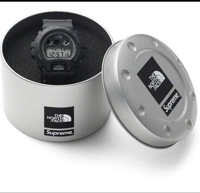 G-Shock DW-6900 Supreme North Face Triple Collaboration Black Used - Image 1 of 4