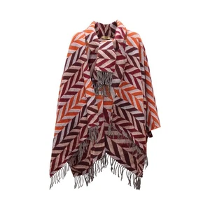 O0168 MANTELLA DONNA PHO FIRENZE WOMAN PONCHO - Imagen 1 de 4
