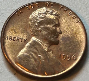 1956 Lincoln Wheat Penny - Bild 1 von 2