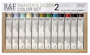 R&F Handgemachte Farben - Professionelle Öl Pigment Stick Maler Dutzend 2er Set... - Bild 1 von 5