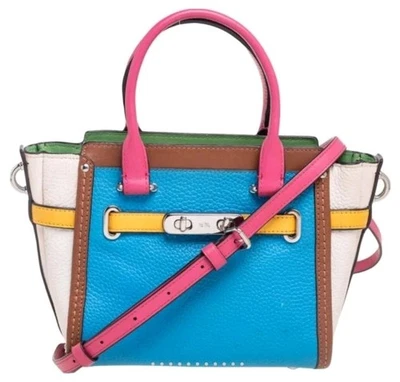 Cartera/cartera bandolera Coach Swagger 21 en arco iris  Foto 1 de 4
