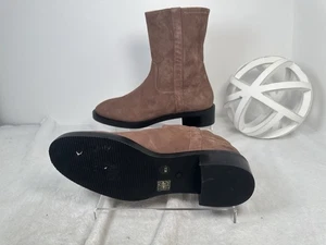 Stuart Weitzman Sadie braune Wildleder Slipper Stiefelette 7,5B  - Bild 1 von 7