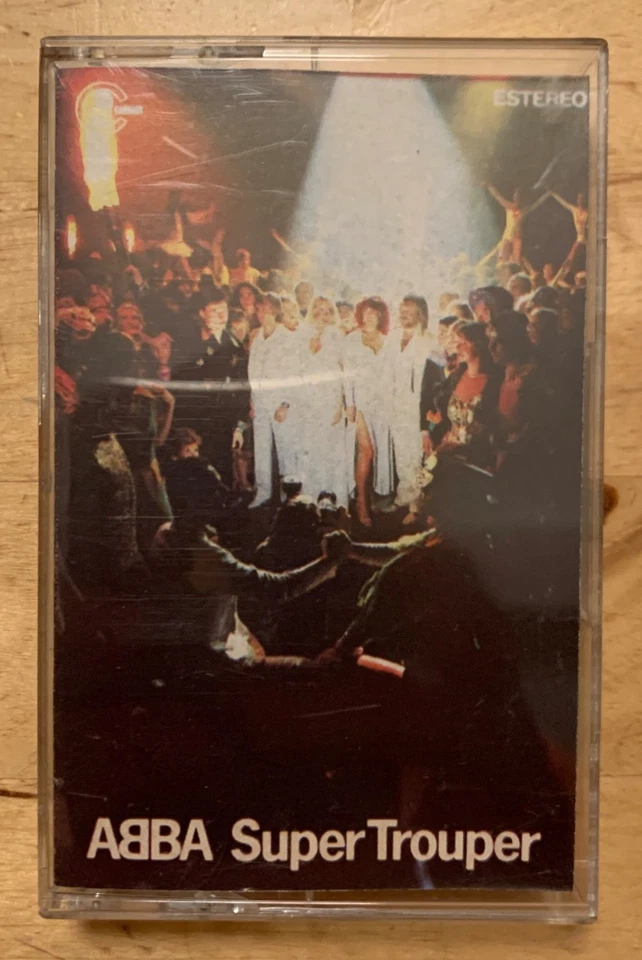 ABBA SUPER TROUPER 1980 SPAIN version CASSETTE Carnaby SKC 3202 EX - Image 1 of 4
