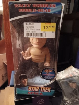 STAR TREK SPOCK TALK WACKY WOBBLER BOBBLE HEAD NUEVO EN CAJA Foto 1 de 2