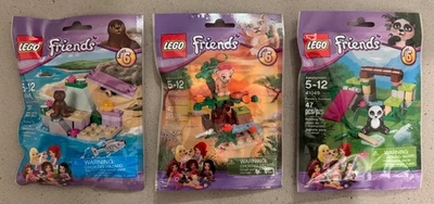 LOTE x3 LEGO FRIENDS ANIMALES SERIE 6, SELLO 41047 LEÓN 41048 PANDA 41049, LIMITADO Foto 1 de 2