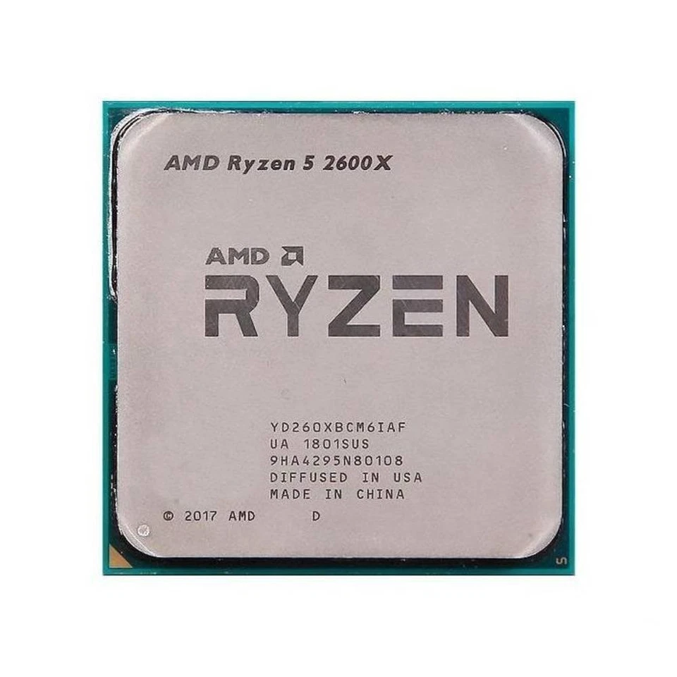 AMD Ryzen 5 2600X CPU 3.6GHz Socket AM4 95W Processor - Image 1 of 1