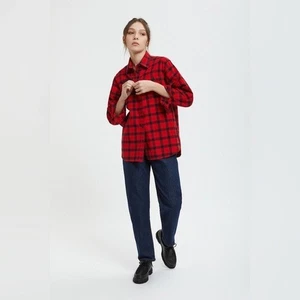 Camisa Filson para mujer Alaskan Guide roja/negra a cuadros talla pequeña - Imagen 1 de 8