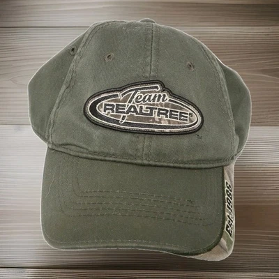 Team Realtree Est 1986 Cap Hat Adult Adjustable Trucker Mesh Camo Poly Cotton - Image 1 of 4
