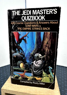 The Jedi Master's Quizbook by Rusty Miller (Paperback Book, 1982) Star Wars - Image 1 of 4