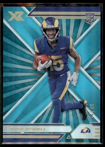 Tutu Atwell 2021 Panini XR Teal RC /49 #142 Los Angeles Rams - Bild 1 von 2
