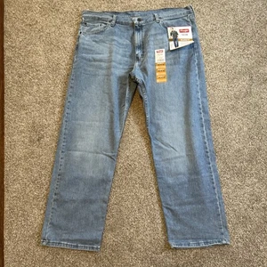 Jeans uomo Wrangler Flex per comfort cinque stelle relaxed fit jeans taglia 40x30 nuovo - Foto 1 di 9