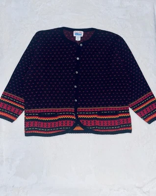 Tally Ho Vintage Fair Isle Cardigan - Image 1 of 4