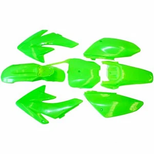 GREEN Plastics Guard Fairing Fender Kit CRF70 150c 160cc PIT PRO Trail Dirt Bike - Bild 1 von 9
