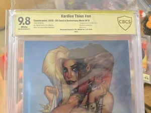 Hardlee Thinn SR Comics Metal AP2 CBCS 9.8 Signed Bill Mckay - Picture 1 of 3