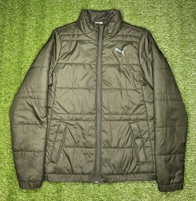 Chaqueta acolchada verde para niño Puma abrigo de invierno talla M juvenil Foto 1 de 4