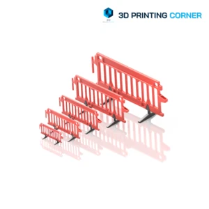 PLASTIC SAFETY BARRIER 1:24 1:32, 1:43 1:50 1:76 Miniature Scenery Diorama Model - Picture 1 of 39
