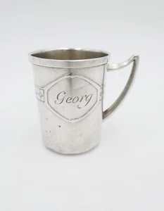 Art Deco 30er / 40er Jahre Becher 800 Silber Lutz & Weiß Pforzheim - Picture 1 of 12
