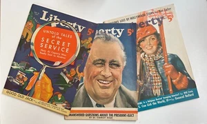 1937 Liberty Magazines "Untold Tales of the Secret Service" series | Lot of 3 - Picture 1 of 17