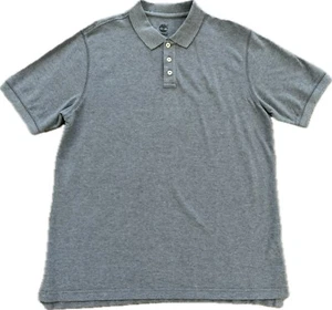 TIMBERLAND MEN'S GRAY COTTON POLO SHORT SLEEVES T-SHIRTS Size L. 58U2058 - Picture 1 of 4