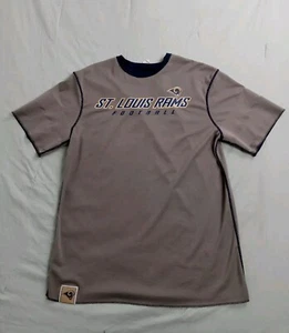 ST Louis Rams Vintage Team Apparel Reversable Jersey To Blank Blue + Gold NFL - Picture 1 of 8