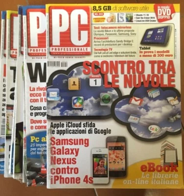 PC PROFESSIONALE N. 238-249 Mondadori - mensile, Anno 2011 completa - CD inclusi - Immagine 1 di 4