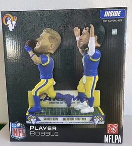 Matthew Stafford Cooper Kupp Los Angeles Rams Gamebreaker Bobblehead FOCO 60/309 - Picture 1 of 5