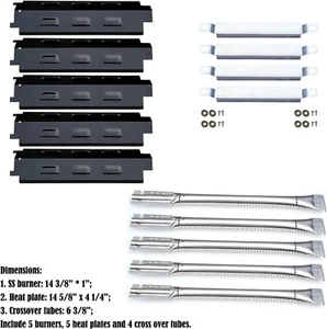 Repair Kit Replacement for Charbroil 6 Burner Gas Grill Stainless Steel Burners - Picture 1 of 5
