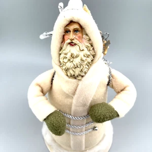 VTG Holiday Christmas Decor Santa Claus Cone- Shaped Stand 12"H - Picture 1 of 12
