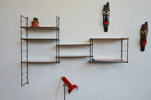 True Vintage GDR Wall Shelf Spreelacart Metal 70er Metal 70's - Picture 1 of 11