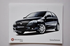 Foto de prensa de coche - Vauxhall Corsa Exclusiv - Negro - Vista frontal/lateral - Imagen 1 de 1