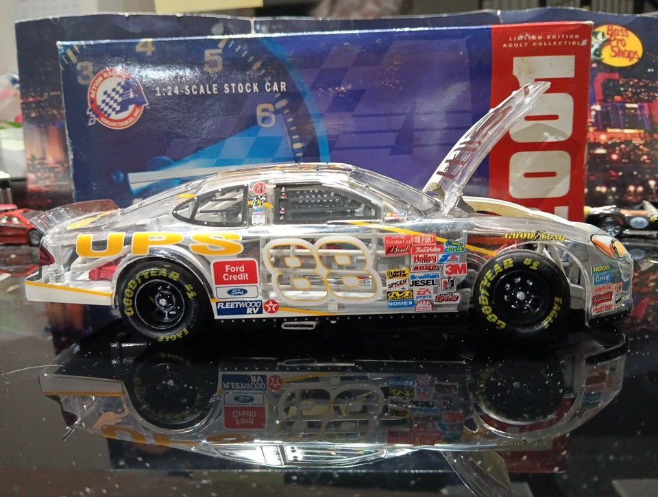 Action Limited Edition Half Clear Half Painted #88 Dale Jarrett w/... - Image 1 of 4