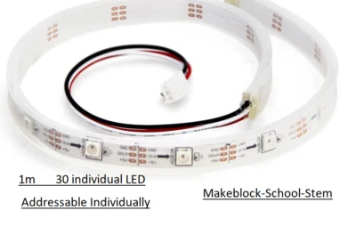 Makeblock LED RGB Strip-Addressable-(1Metre)  Arduino PI Compatible - Image 1 of 4