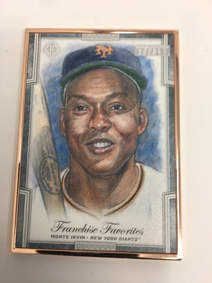 2019 Topps Transcendent Sketch Franchise Favorites Monte Irvin 77/100 - Image 1 of 1