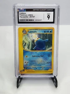 Lanturn 20/147 CGC 9 Aquapolis Pokemon Karte 2002 - Bild 1 von 2
