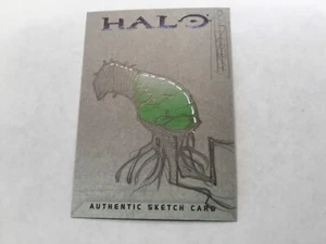 Halo XBOX Trading Card 2007 Topps David Fabbri artIt’s Sketch 1/1 Flood - Picture 1 of 2