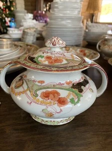 Royal Staffordshire RENOMBRADO policromado, tazón de azúcar, cubierto, pieza de estante - Imagen 1 de 5