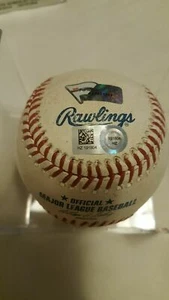 Carlos Gonzalez GAME USED Baseball Single HIT MLB AUTHENTIC Colorado Rockies  - Picture 1 of 1