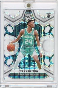 Brandon Miller 2023-24 Panini Mosaic #277 City Edition White /25 Rookie - Picture 1 of 2